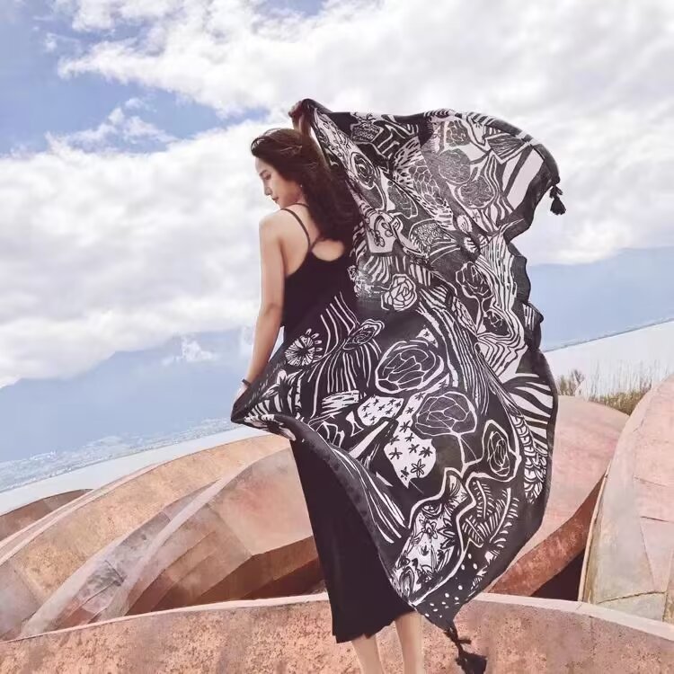 Ethnic-style Dual-use Beach Towel New Arrival