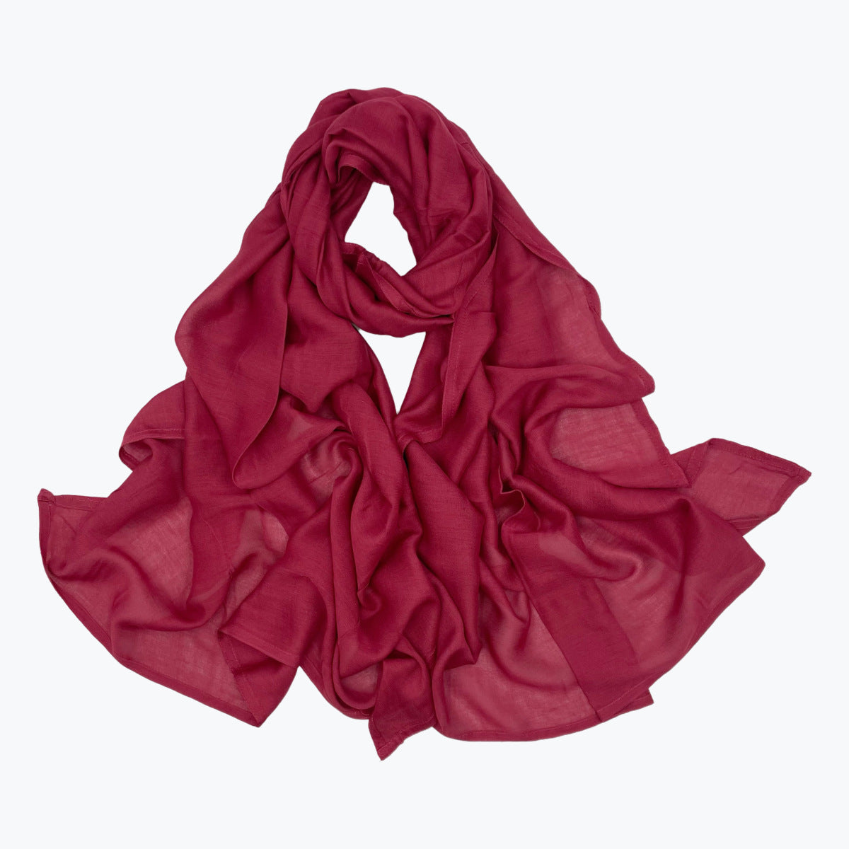 Cross-border Foreign Trade Modal Headscarf Double-Needle Rayon Scarf