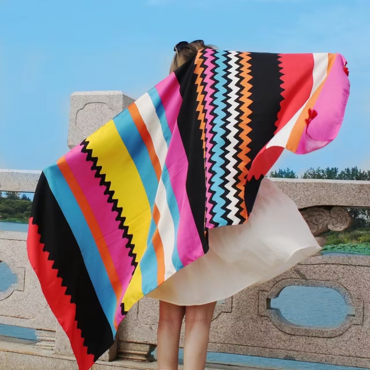 Ethnic-style Dual-use Beach Towel New Arrival