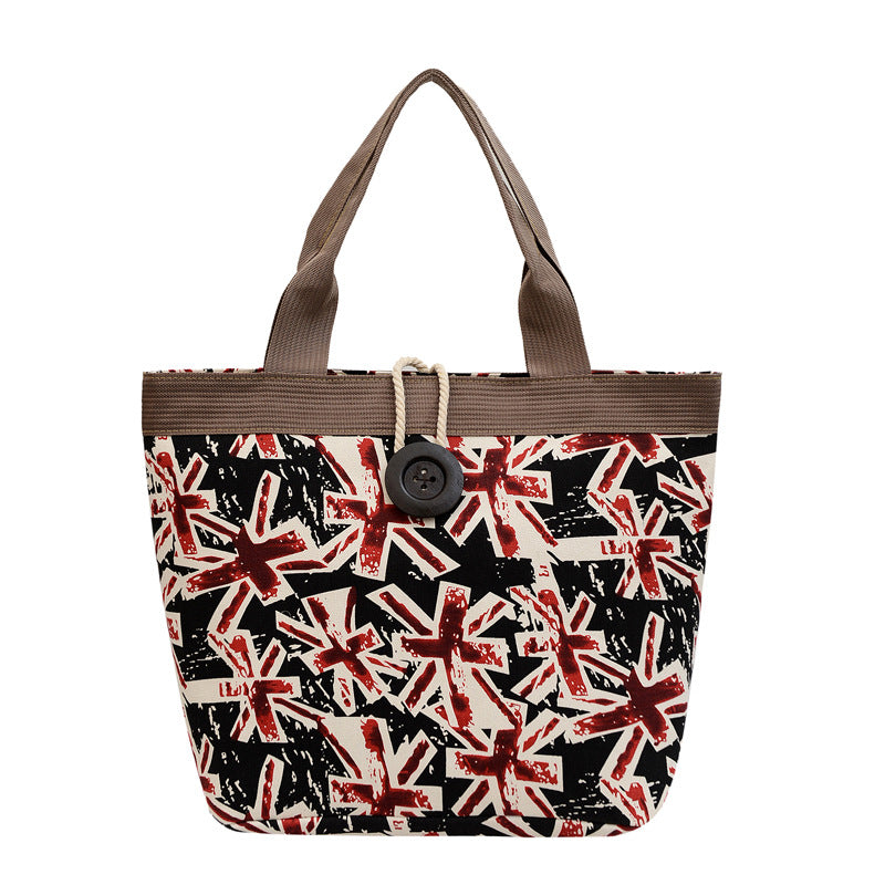 Printed Cotton Tote Bag  Reusable Everyday Shopping & Travel Bag 46cm x 34cm