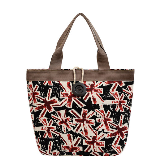 Printed Cotton Tote Bag  Reusable Everyday Shopping & Travel Bag 46cm x 34cm