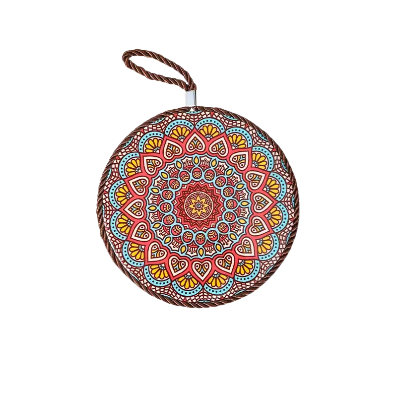 Artisan Mandala Heat Resistant Pot Holder | Round 17cm Trivet