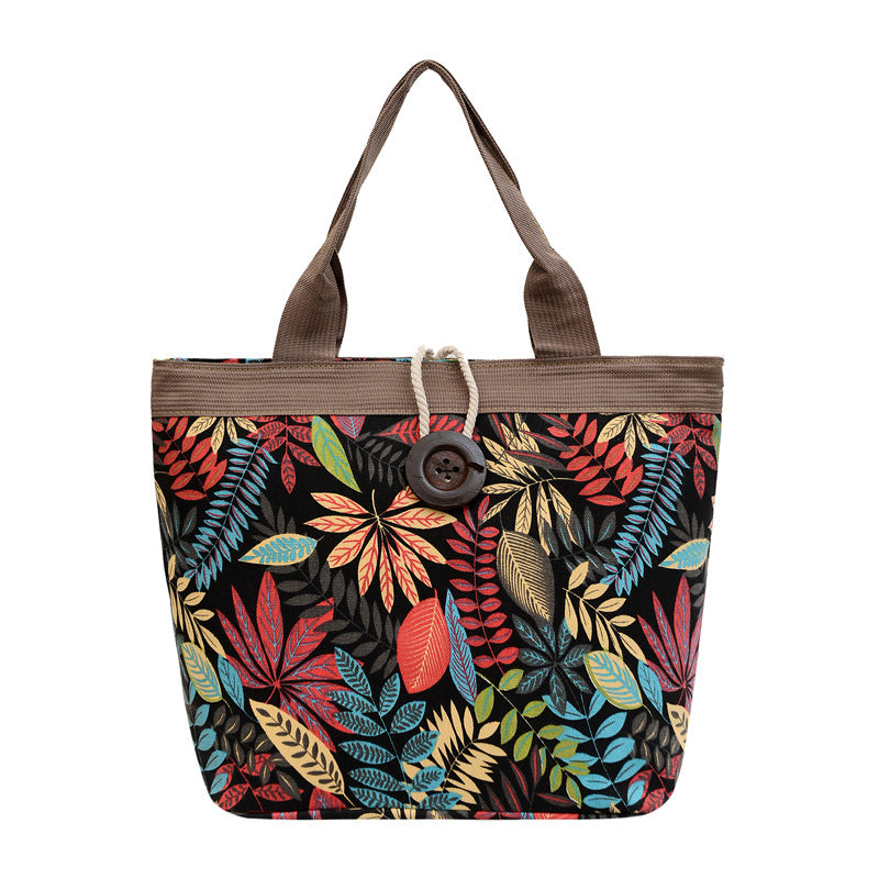 Printed Cotton Tote Bag  Reusable Everyday Shopping & Travel Bag 46cm x 34cm