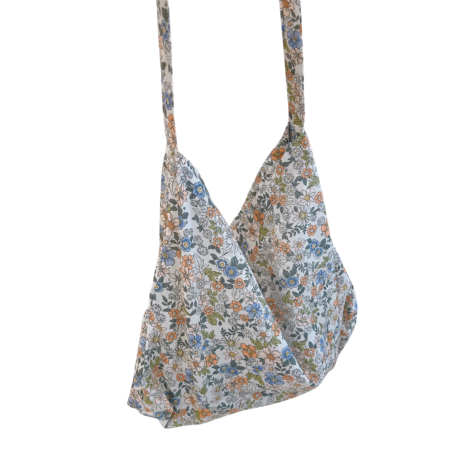 Floral Cotton Tote Bags Artful Everyday Carry (Size 44cm*33cm)