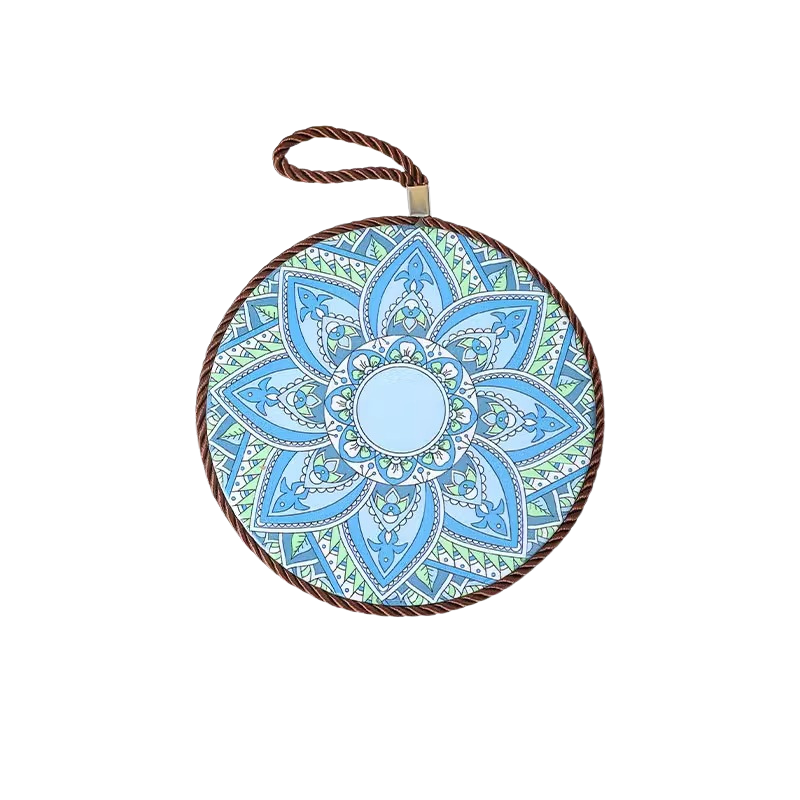 Artisan Mandala Heat Resistant Pot Holder | Round 17cm Trivet