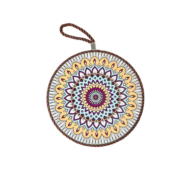 Artisan Mandala Heat Resistant Pot Holder | Round 17cm Trivet