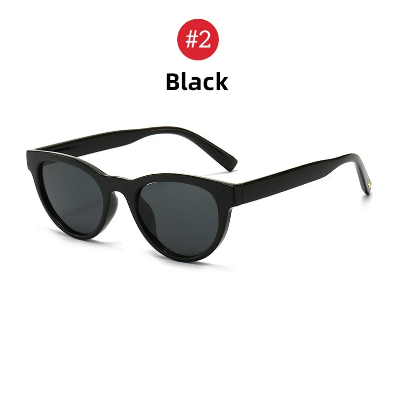 VIVIBEE 2026 Cat Eye Sunglasses Women Leopard Frame Retro Cateye Summer Jasper Green Lens Vintage Female Small Sun Glasses