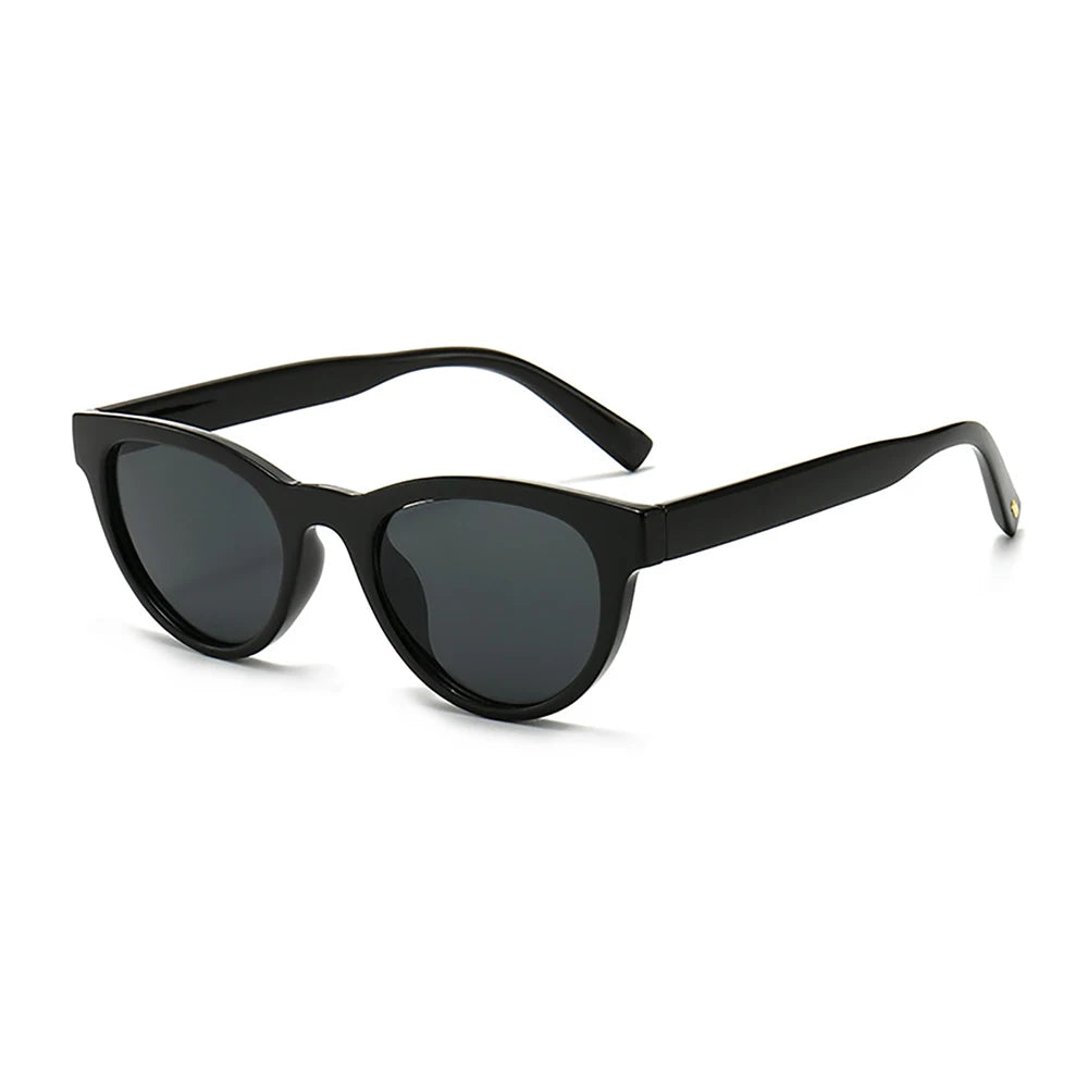 VIVIBEE 2026 Cat Eye Sunglasses Women Leopard Frame Retro Cateye Summer Jasper Green Lens Vintage Female Small Sun Glasses