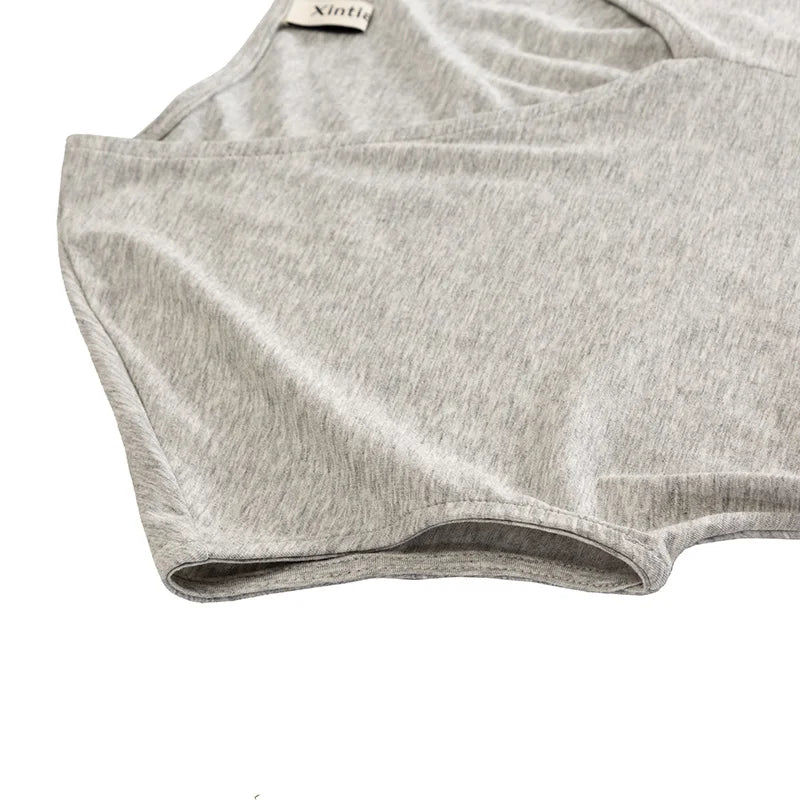 Original Fashion Casual Women Cotton T-Shirts Short Sleeve V-neck Summer Loose Big Size Women Tees Top Yellow T-shirt M30395