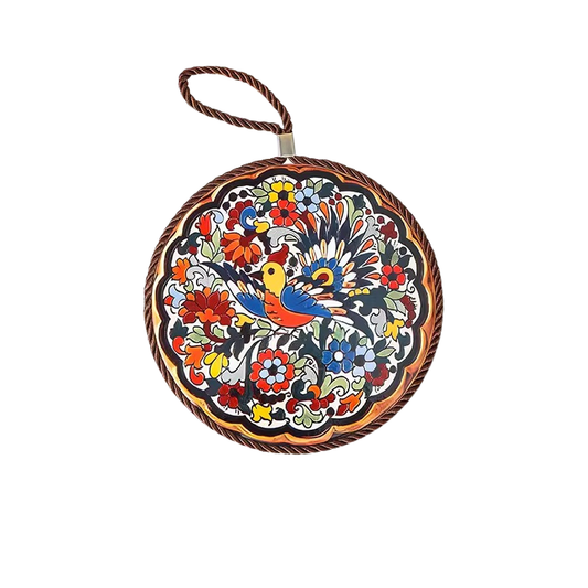 Artisan Mandala Heat Resistant Pot Holder | Round 17cm Trivet