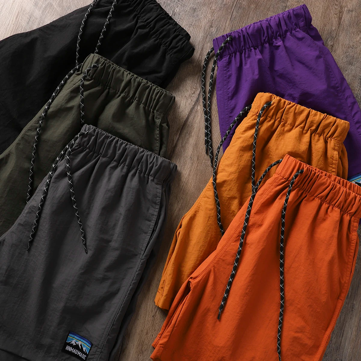 Men's Summer Thin Breathable Quick Dry Waterproof Beach Shorts Outdoor Sports Moisture Wicking Lightweight Casual Shorts
