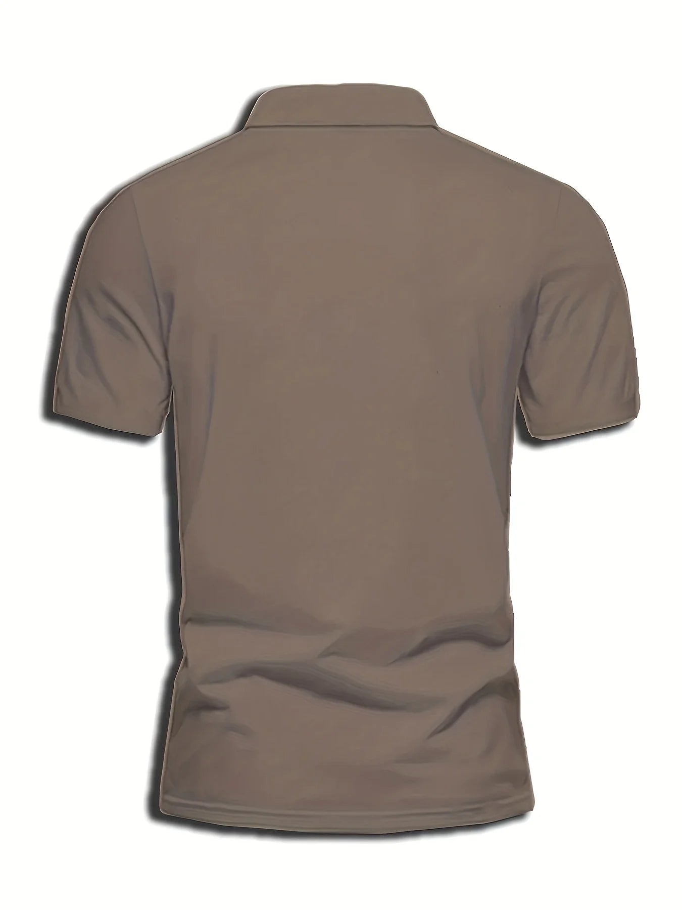 The new men's short-sleeved POLO shirt for summer 2025 features a casual fashionable and comfortable 3D striped pattern print