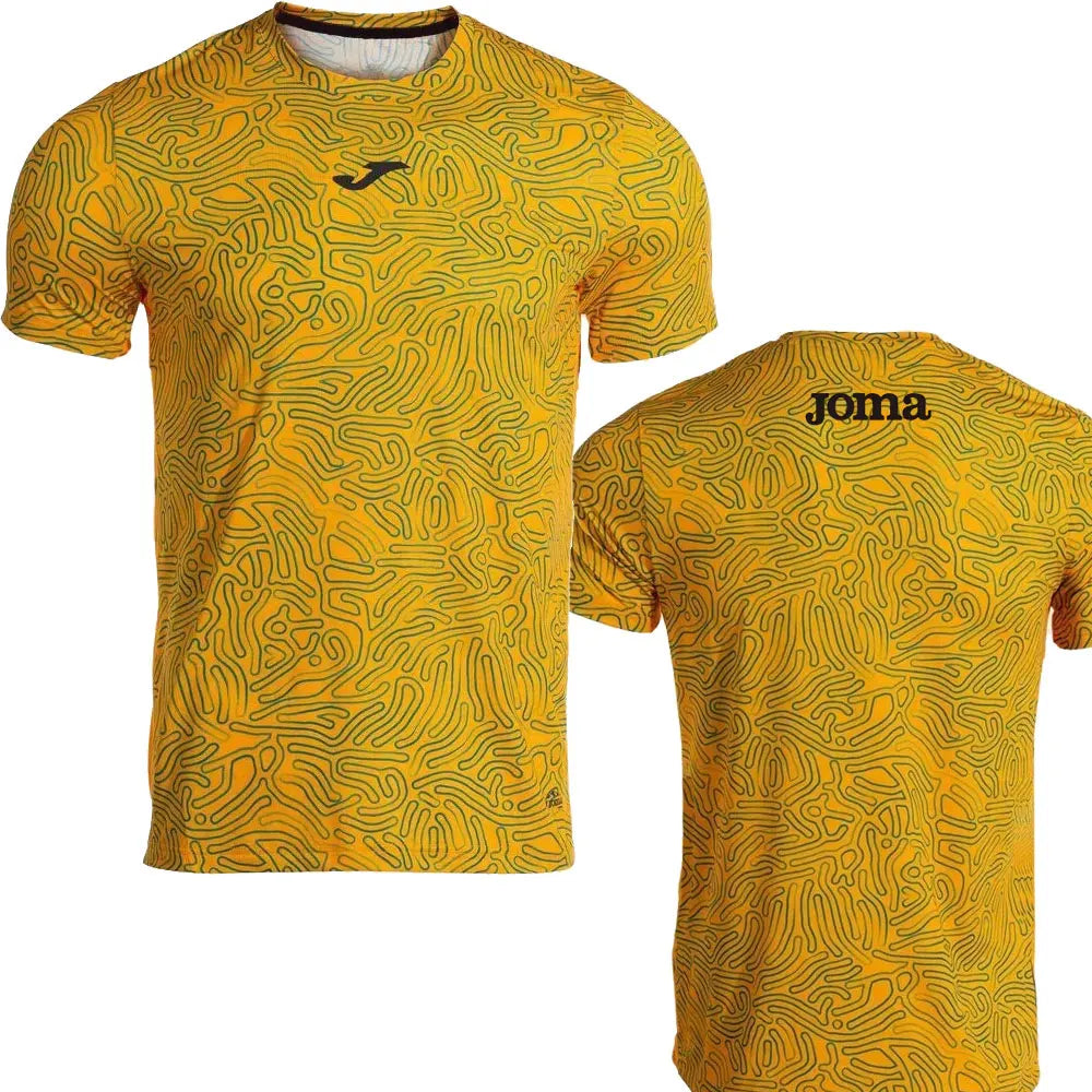 JOMASummer Men's Short-sleeved Running T-shirt ComfortableQuick-drying Breathable Spanish Marathon Outdoor 3D Printed Sweatshirt