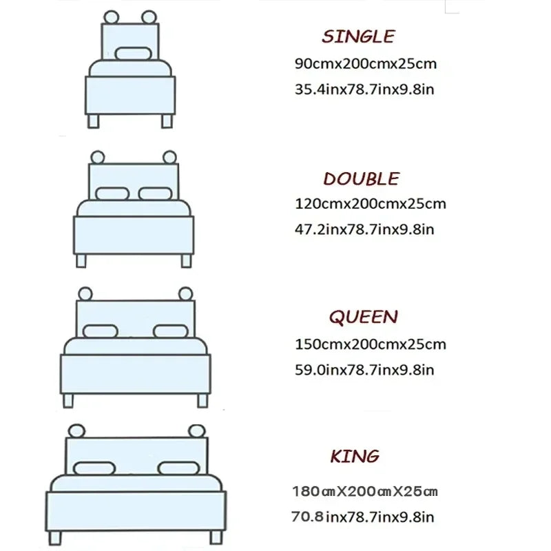 Washed Fitted Sheet with Elastic Bands Non Slip Adjustable Mattress Cover for Single Double King Queen Bed 90x200 150x200 180