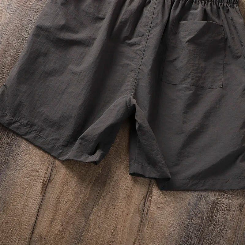 Men's Summer Thin Breathable Quick Dry Waterproof Beach Shorts Outdoor Sports Moisture Wicking Lightweight Casual Shorts