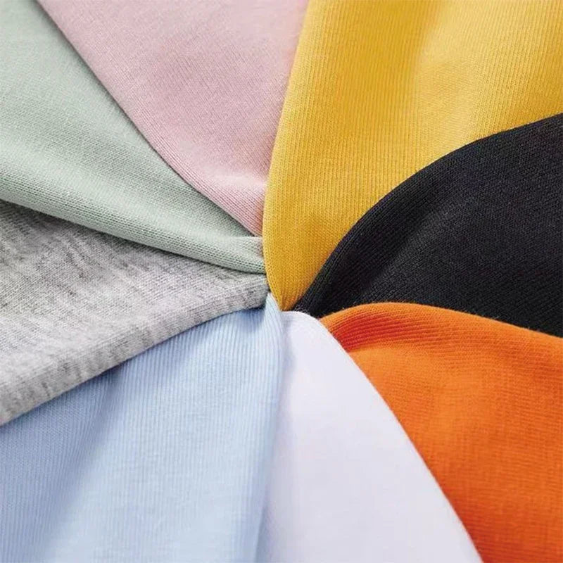 2025 New Trend Woman Cotton T-shirt Spring Summer Daily Casual Fashion O-neck Short Sleeve Top Female Home Outdoor Comfort Tees