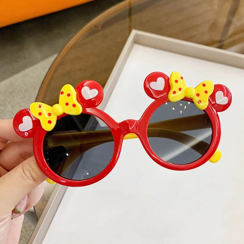 Children Cute Cartoon Sunglasses Boy Girl Outdoor Sun Protection Summer Shades Baby Photography Glasses Eyewear UV400