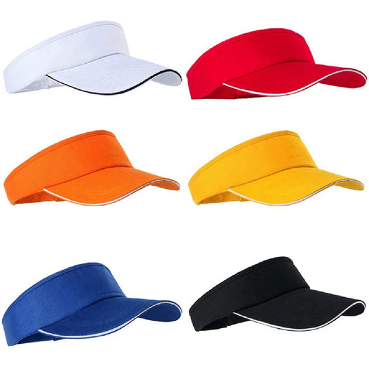 1Pcs Sun Hat Women Baseball Cap Summer Sun-Proof Caps Empty Top Visors Seaside Outdoor Sport Tennis Golf Hat
