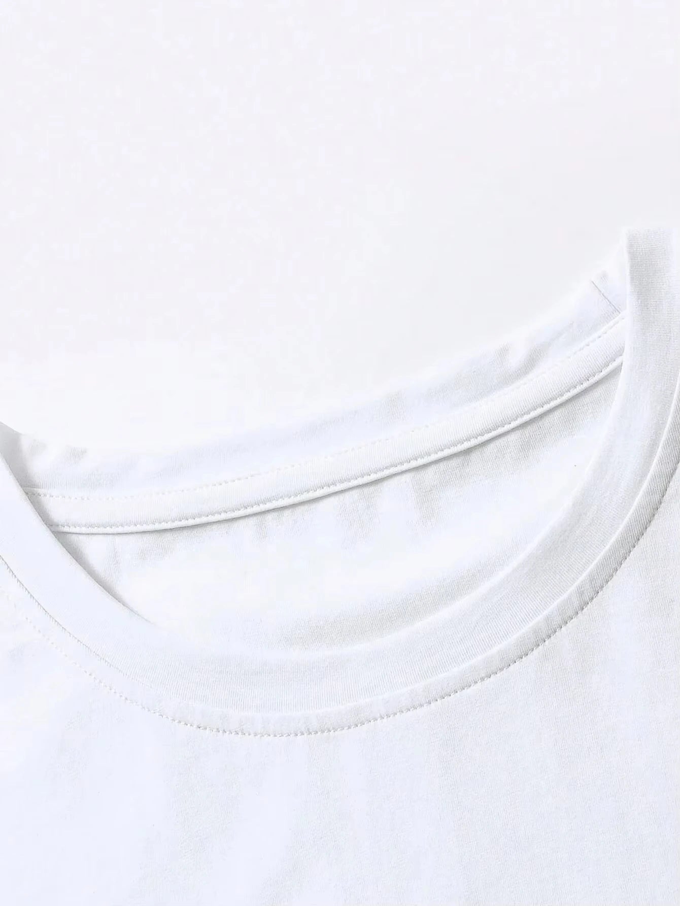 Cotton 2025 New Summer T-shirt Women's Elastic Women's Clothing Oversized Top White T-shirt Loose Women's Short-sleeved T-shirt