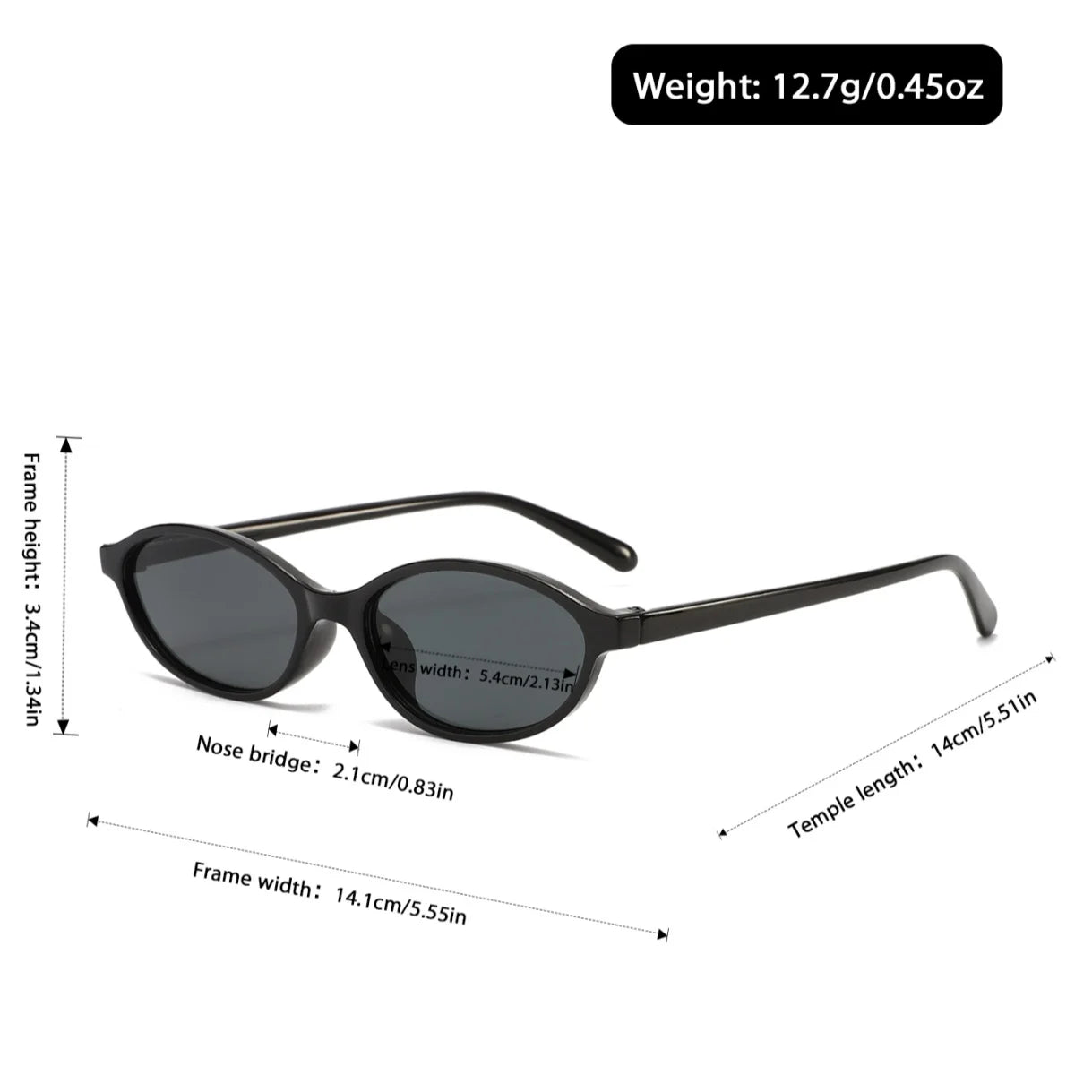 4pcs European and American retro fashion unisex small oval frame sunglasses trendy and versatile summer sun shading, sun protect