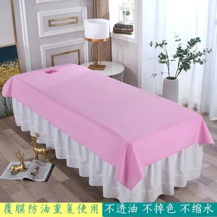 Waterproof Oilproof Beauty Salon Bed Sheets SPA Massage Skin-friendly Filmed Bed Table Cover Sheet for Salon Barbershop