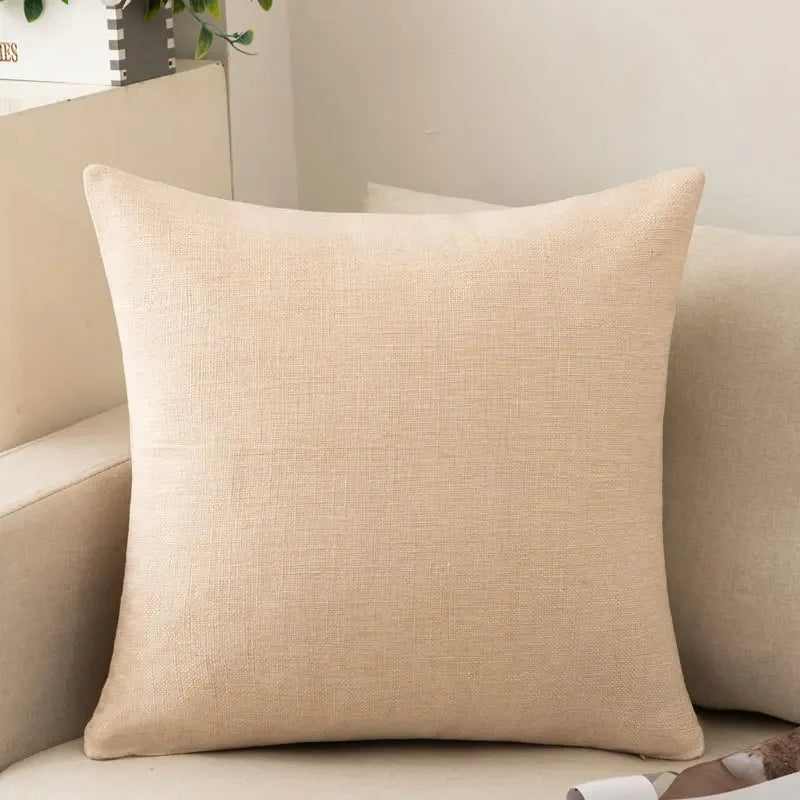 Decorative Square Throw Pillow Cushion Covers Super Soft Chenille Farmhouse Fall Pillowcase Living Room Bedroom Sofa Couch