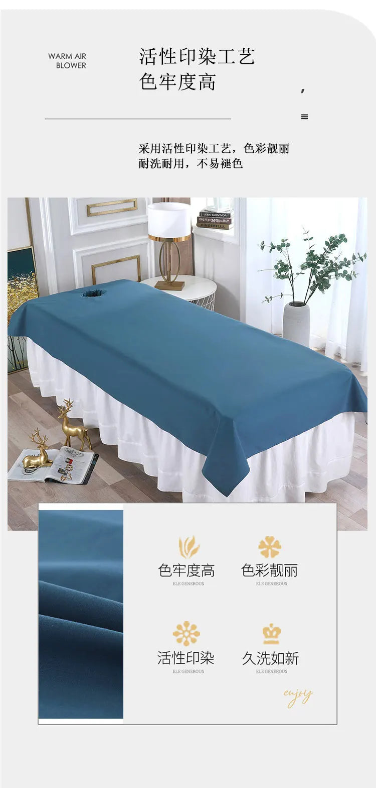 Waterproof Oilproof Beauty Salon Bed Sheets SPA Massage Skin-friendly Filmed Bed Table Cover Sheet for Salon Barbershop