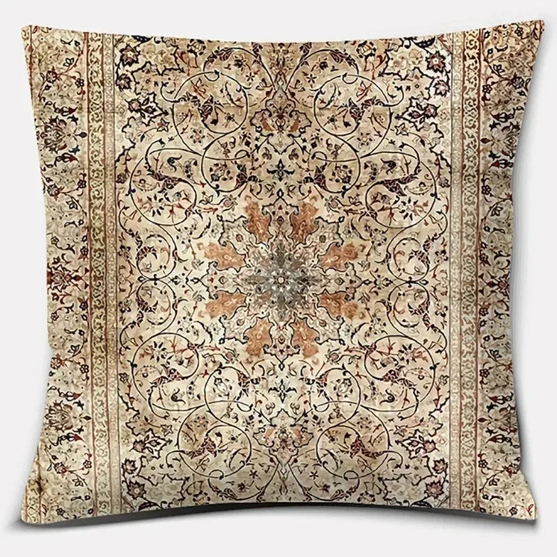 Antique Red and Blue Series Home Office Decorative Pillow Bedroom Pillow Gift Sofa Car Cushion Cover