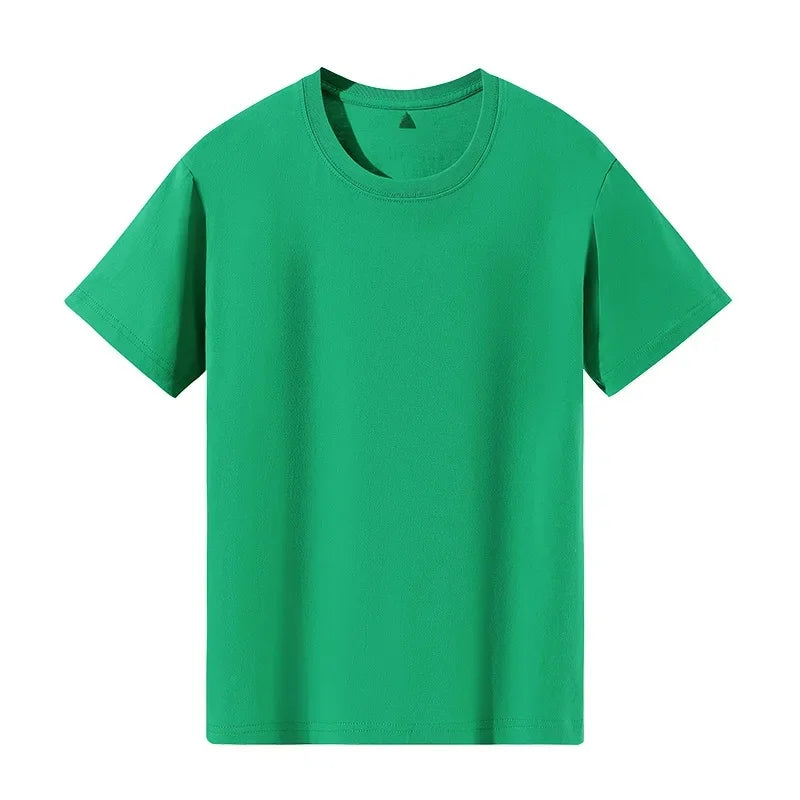 Classic Style Pure Cotton Short Sleeve T-Shirt 19 Colors Available 180 Grams Summer New Arrival Adult Short T-Shirt