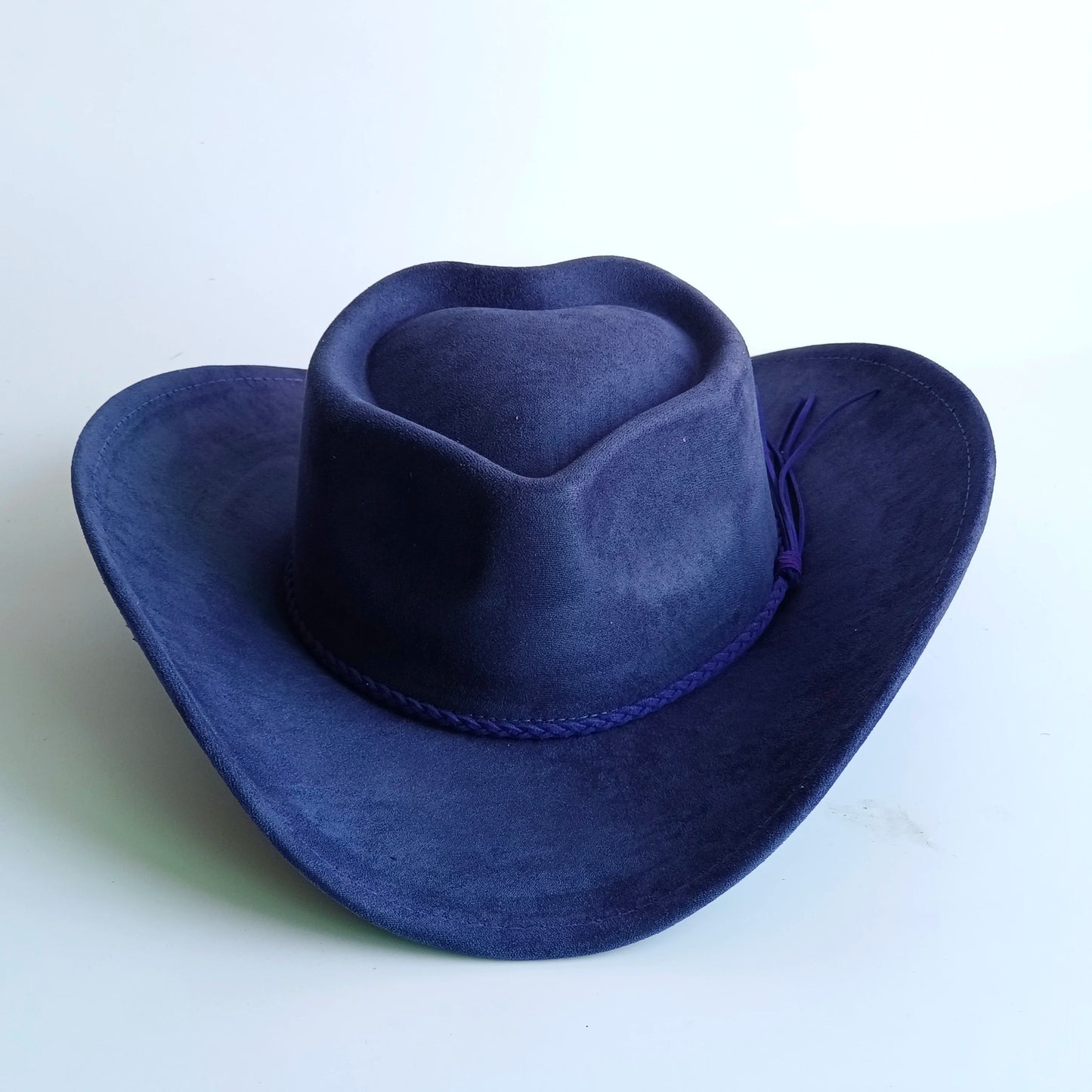 Western Vegan suede hat cowboy hat jazz panama hat unisex women's hat wide brim cowboy hat women's hat cowboy hat