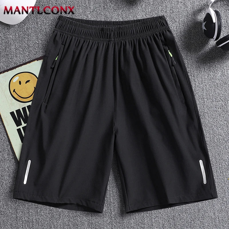 XL-3XL Casual Men's Running Shorts Quick-drying Fitness Black Shorts Men Beach Short Pants Male Sports Shorts Thin Lightweight