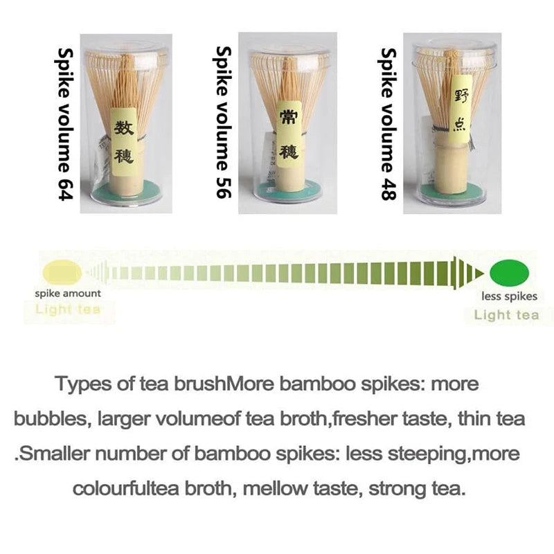 1 Piece Tea brush accessories Kitchen Matcha Bamboo Accessories Practical brush tool Japanese tea set matcha mixing brush
