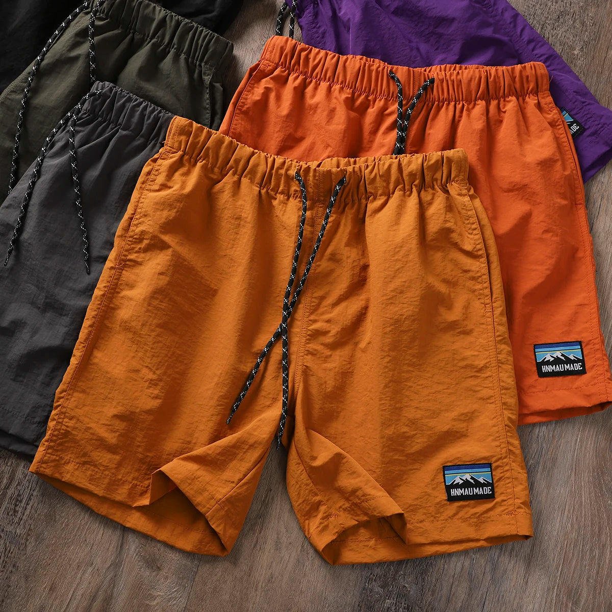 Men's Summer Thin Breathable Quick Dry Waterproof Beach Shorts Outdoor Sports Moisture Wicking Lightweight Casual Shorts