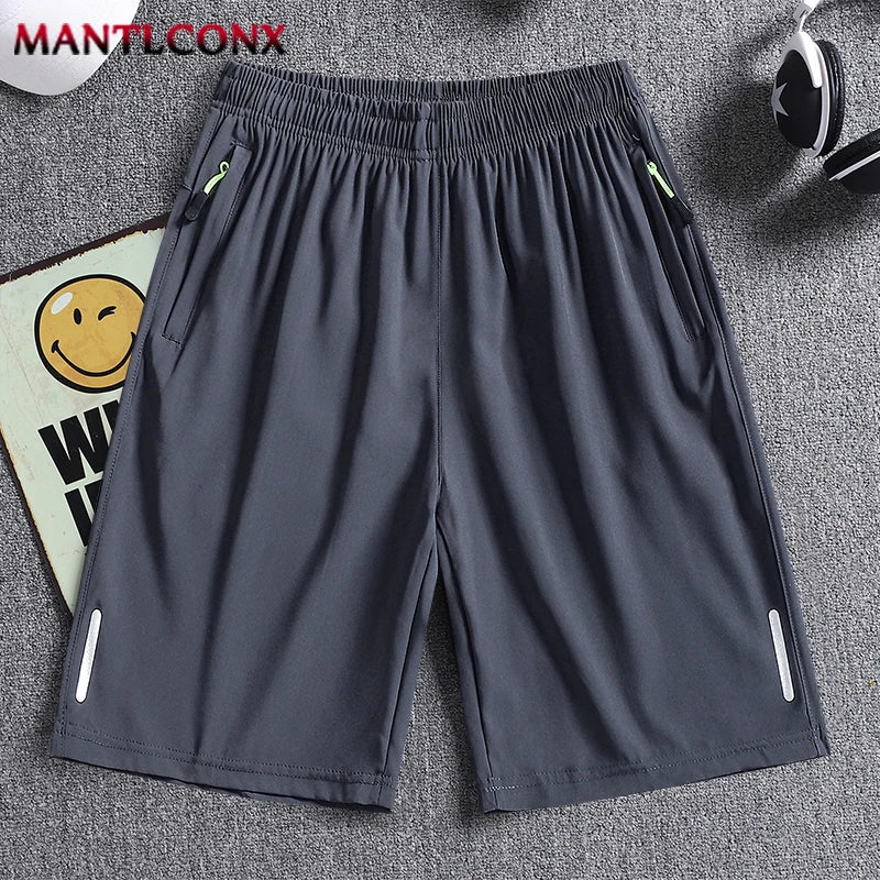 XL-3XL Casual Men's Running Shorts Quick-drying Fitness Black Shorts Men Beach Short Pants Male Sports Shorts Thin Lightweight