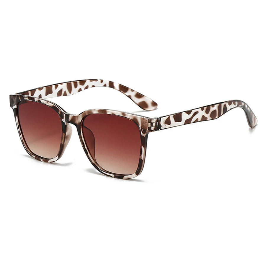 Retro 2026 Classic Vintage Square Sunglasses Women Oversized Sunglasses Women Men Retro Leopard Luxury Sun Glasses UV400