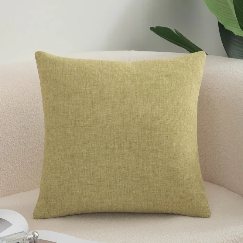 Decorative Square Throw Pillow Cushion Covers Super Soft Chenille Farmhouse Fall Pillowcase Living Room Bedroom Sofa Couch