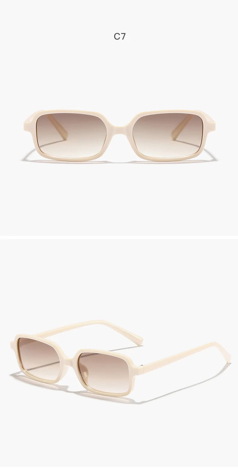 Sexy Small Rectangle Sunglasses 2026 Fashion Women Vintage Brand Designer Sun Glasses Men Shades Female Eyewear UV400