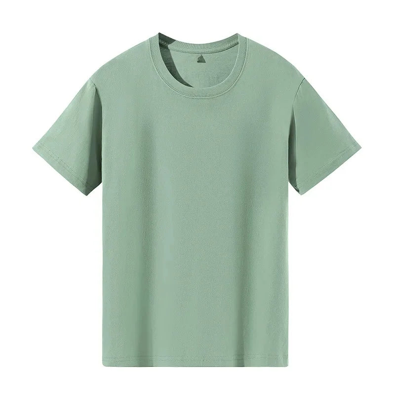 Classic Style Pure Cotton Short Sleeve T-Shirt 19 Colors Available 180 Grams Summer New Arrival Adult Short T-Shirt