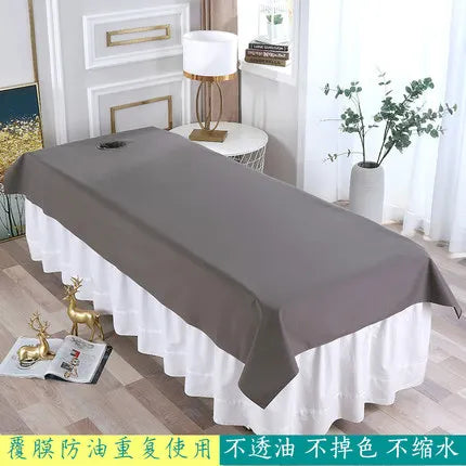 Waterproof Oilproof Beauty Salon Bed Sheets SPA Massage Skin-friendly Filmed Bed Table Cover Sheet for Salon Barbershop