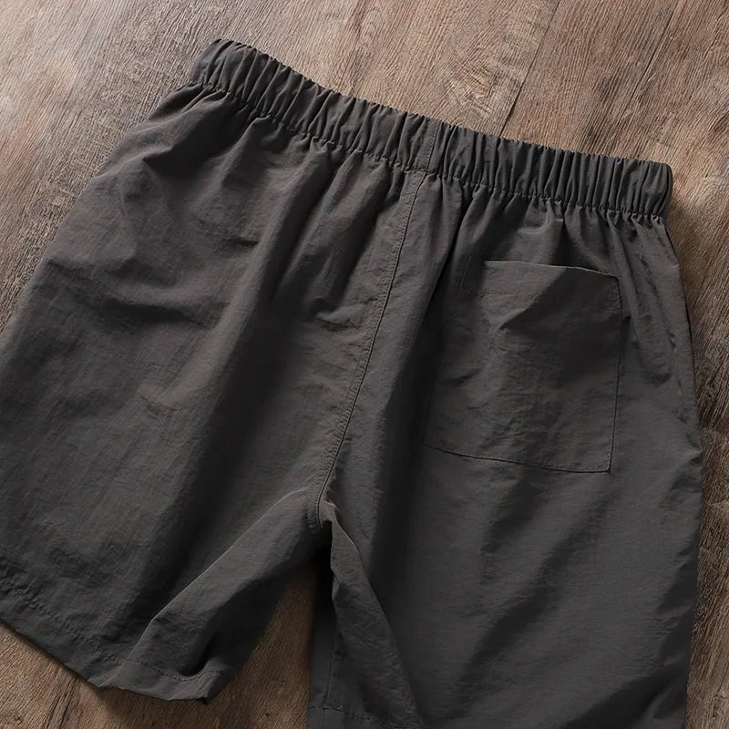 Men's Summer Thin Breathable Quick Dry Waterproof Beach Shorts Outdoor Sports Moisture Wicking Lightweight Casual Shorts