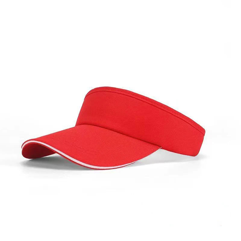 1Pcs Sun Hat Women Baseball Cap Summer Sun-Proof Caps Empty Top Visors Seaside Outdoor Sport Tennis Golf Hat