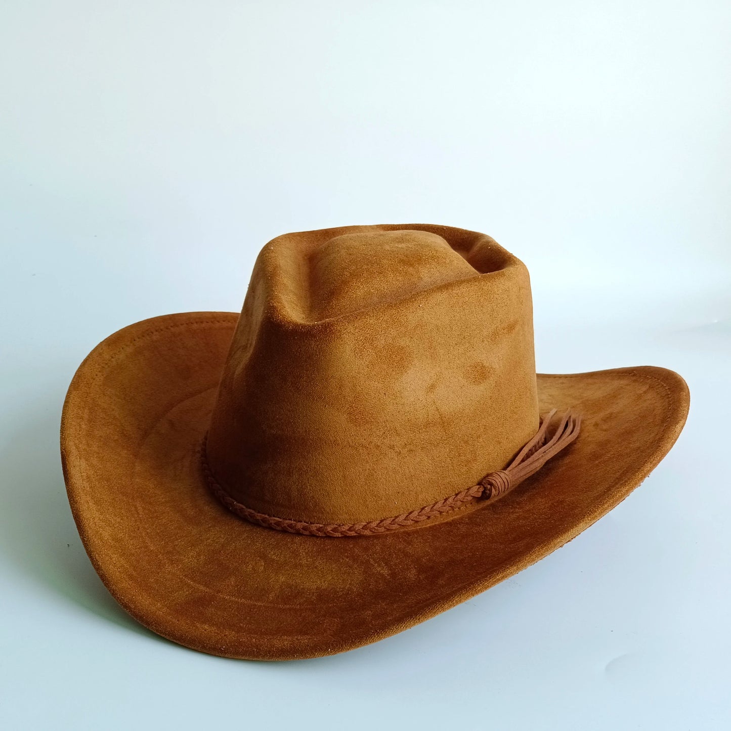 Western Vegan suede hat cowboy hat jazz panama hat unisex women's hat wide brim cowboy hat women's hat cowboy hat