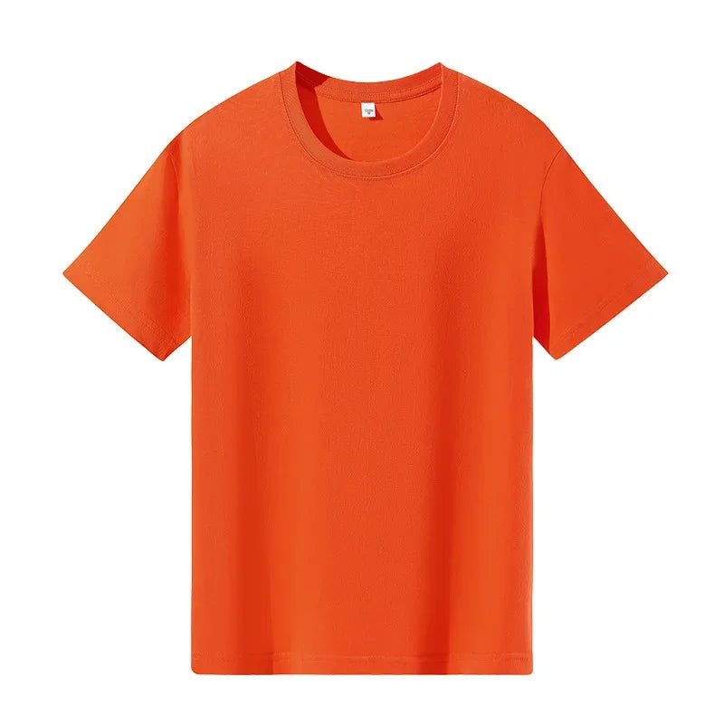 Classic Style Pure Cotton Short Sleeve T-Shirt 19 Colors Available 180 Grams Summer New Arrival Adult Short T-Shirt