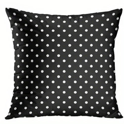 Home Decor Black & White Polka Dot Pattern Throw Pillow Pattern Cushion Cover Suitable for Sofa Bedroom Car Pillow Cover