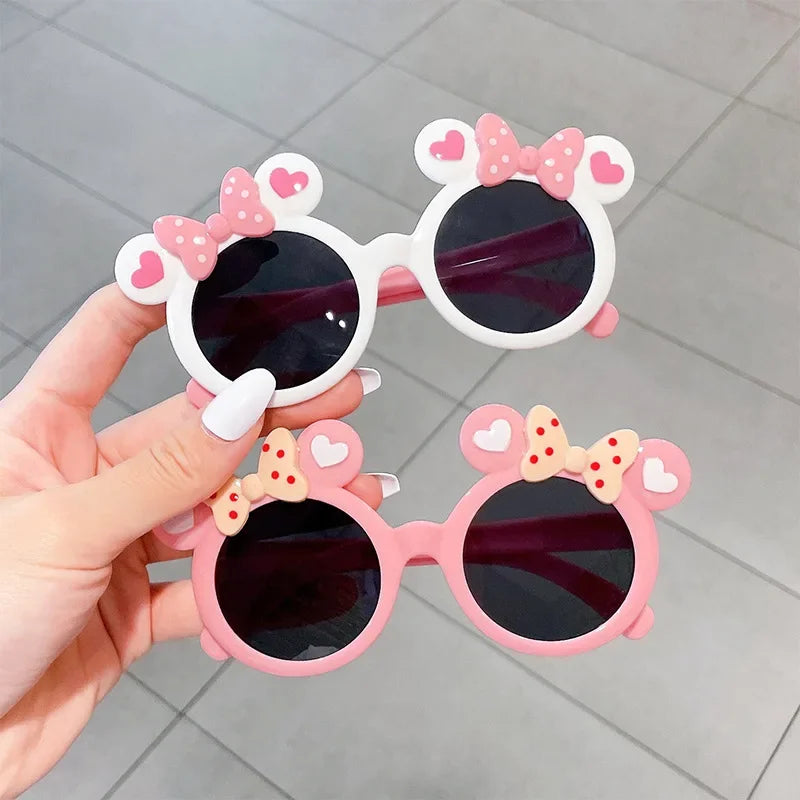 Children Cute Cartoon Sunglasses Boy Girl Outdoor Sun Protection Summer Shades Baby Photography Glasses Eyewear UV400