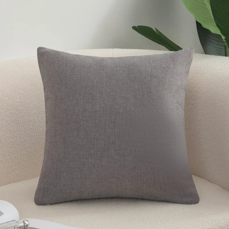 Decorative Square Throw Pillow Cushion Covers Super Soft Chenille Farmhouse Fall Pillowcase Living Room Bedroom Sofa Couch