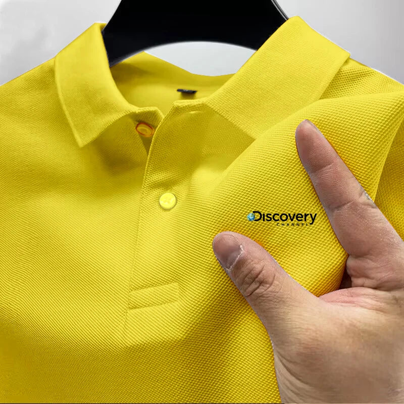 2026 Summer Men's Golf Polo Shirt , Luxury Business Casual Polo Shirt , Versatile , Comfortable And Breathable Good Summer Trend