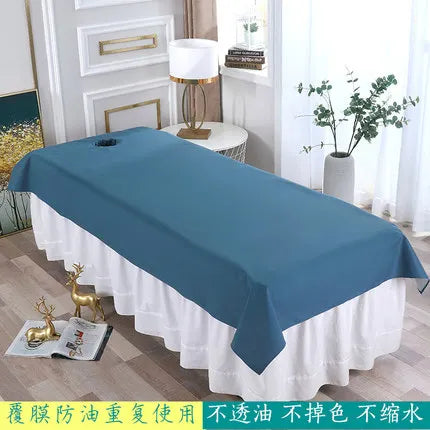 Waterproof Oilproof Beauty Salon Bed Sheets SPA Massage Skin-friendly Filmed Bed Table Cover Sheet for Salon Barbershop