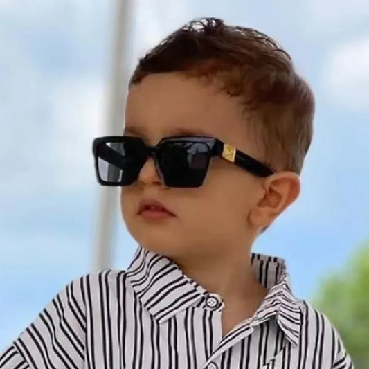 New Children Sunglasses Fashion Colorful Kid Sun Glasses Boy Girl Unisex Vintage square Eyewear UV400 Oculos De Sol
