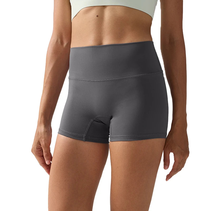 Women's Sports Yoga Shorts with High Waist, Hip Lift, Fitness, Running, Cycling, 3-point Shorts, Quick Drying Women's Yoga Short